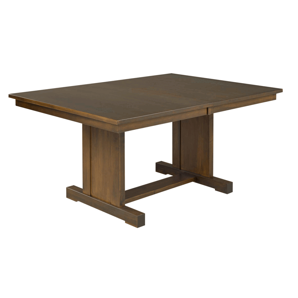 Congress Solid Wood Modern Dining Table | Custom Extendable Dining Table 00-00