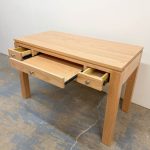 Newport Solid Wood Writing Desk | Modern Minimal Desk 05-03
