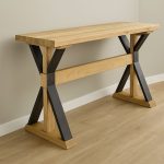 Hyde Solid wood X-Base Server | Custom X-Base Sideboard 00-01