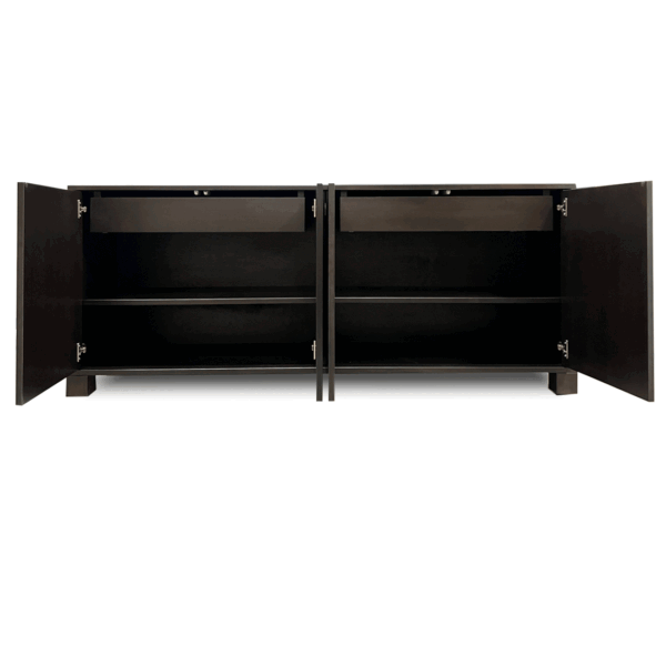 Liberty Solid Wood Modern Sideboard- Handcrafted Modern Buffet 01-03