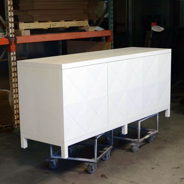 Liberty Solid Wood Modern Sideboard | Handcrafted Modern Buffet 02-01