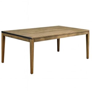 Van Gogh Solid Wood Leg Dining Table | Custom Modern Dining Table 0-00