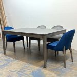 Van Gogh Solid Wood Leg Dining Table | Custom Modern Dining Table 04-10