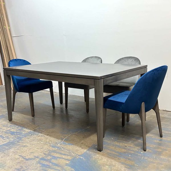 Van Gogh Solid Wood Leg Dining Table | Custom Modern Dining Table 04-10