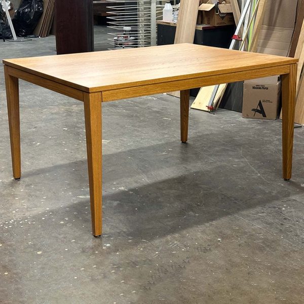 Van Gogh Solid Wood Leg Dining Table | Custom Modern Dining Table 05-00