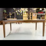 Van Gogh Solid Wood Leg Dining Table | Custom Modern Dining Table 08-02