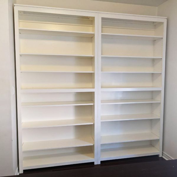 Newport Solid Wood Modern Bookcase | Custom Canadian Wood Shelf 01-00
