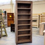 Newport Solid Wood Modern Bookcase | Custom Canadian Wood Shelf 02-00