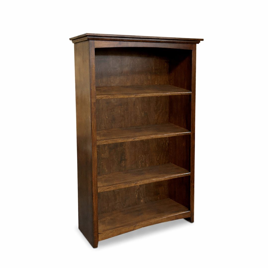 Fancy Solid Wood Bookcase | Handcrafted Custom Bookcase 00-00