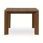 Davos Solid Wood Modern Leg Dining Table | Custom Solid Wood Modern Table 00-02