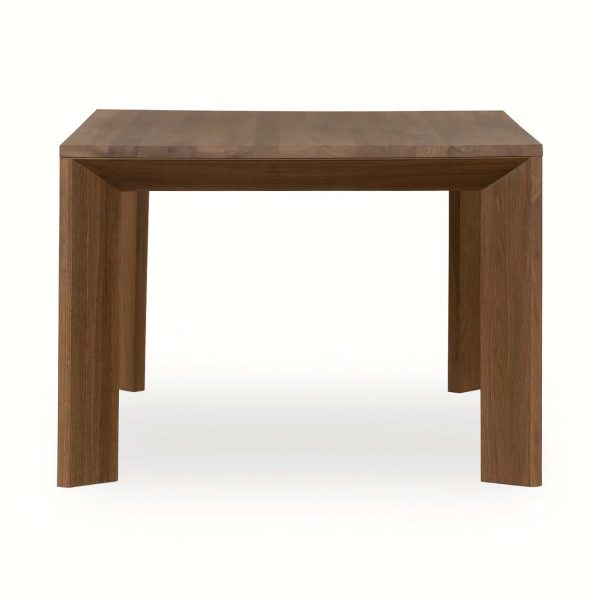 Davos Solid Wood Modern Leg Dining Table | Custom Solid Wood Modern Table 00-02