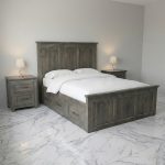 Algonquin Solid Wood Storage Bed | Custom Canadian Handcrafted Bed with drawers 03-01