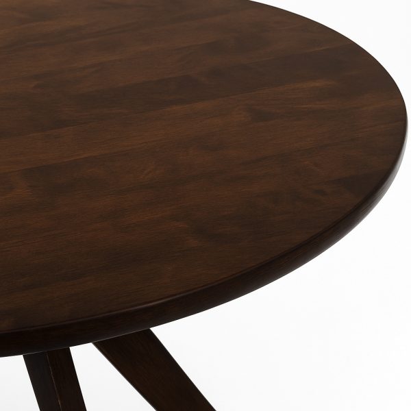 Conan Solid Wood Modern Dining Table | Handcrafted Custom Round Table 02-03