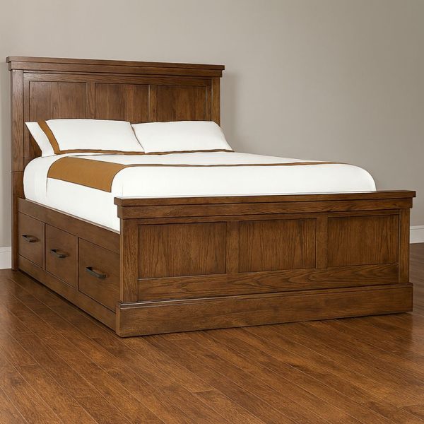 Madrid Solid Wood Storage Bed | Custom Storage Bed 00-04