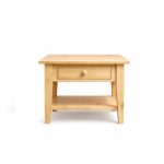 A-Series Solid Wood End Table | Modern Custom Side Table 00-02