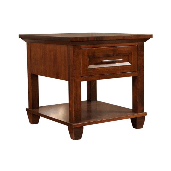 Algonquin Solid Wood End Table 00-01 Custom Side Table