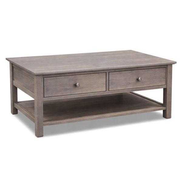 Bancroft Solid Wood Modern Coffee Table | Canadian-Made Custom Coffee Table 00-01