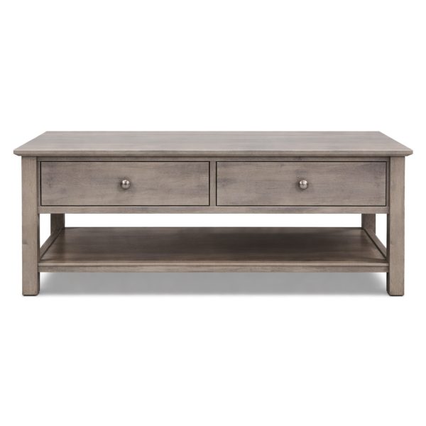Bancroft Solid Wood Modern Coffee Table | Canadian-Made Custom Coffee Table 00-02