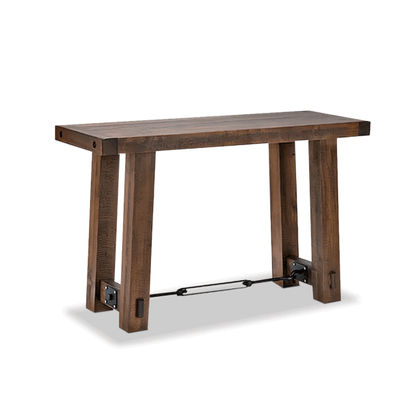 Brooklyn Solid Wood Entrance Table | Custom Sofa Table 00-01