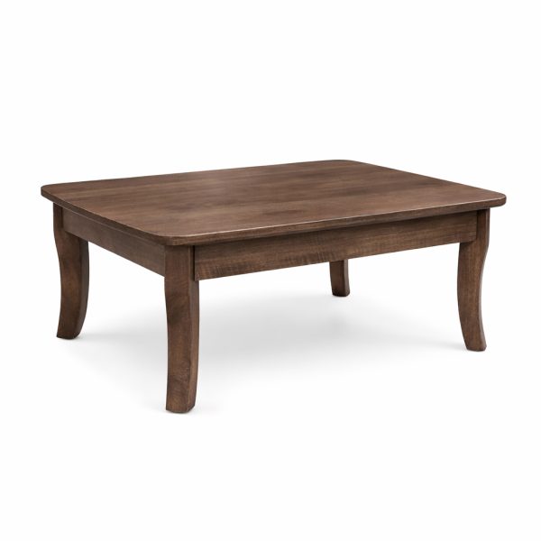 French Curve Solid Wood Coffee Table | Handcrafted Custom Coffee Table 00-00