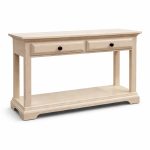 Hockley Solid Wood Entry Table – Modern Custom Console 00-00