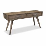 Hugo Solid Wood Mid-Century Sofa Table – Custom Hall Table 00-01