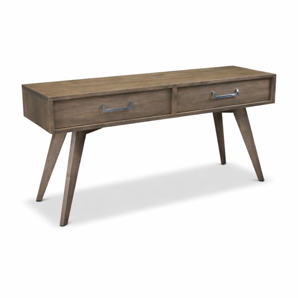 Hugo Solid Wood Mid-Century Sofa Table – Custom Hall Table 00-01