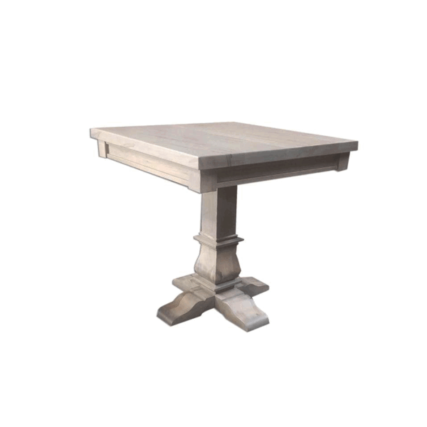 Mediterranean Solid Wood Side Table 00-01 custom end table