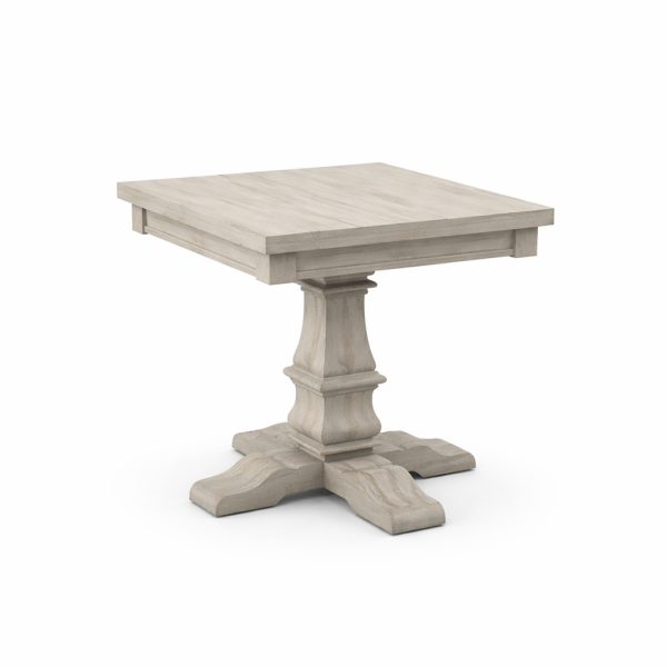 Mediterranean Solid Wood Side Table | Custom End Table 00-00