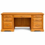 Solid Wood Chateau Office Desk | Executive Storage Desk 00-04