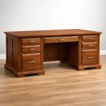 Solid Wood Chateau Office Desk | Executive Storage Desk 01-01