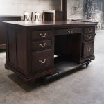 Solid Wood Chateau Office Desk | Executive Storage Desk 05-01