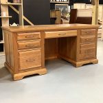Solid Wood Chateau Office Desk | Executive Storage Desk 06-01