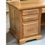 Solid Wood Chateau Office Desk | Executive Storage Desk 06-02