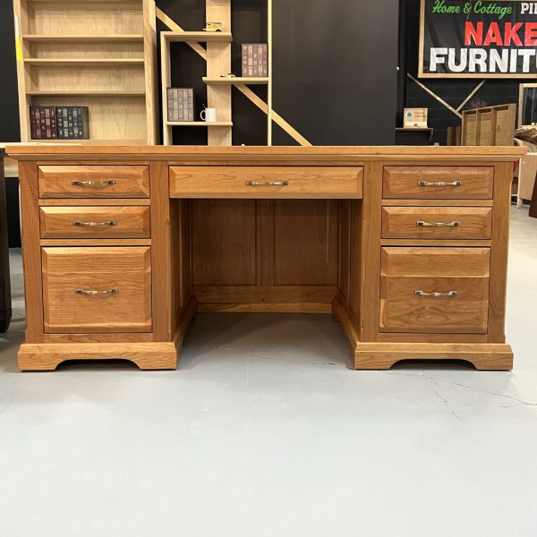 Solid Wood Chateau Office Desk | Executive Storage Desk 06-03