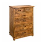 Adirondack Solid Wood Chest | Custom Rustic Hiboy 00-01