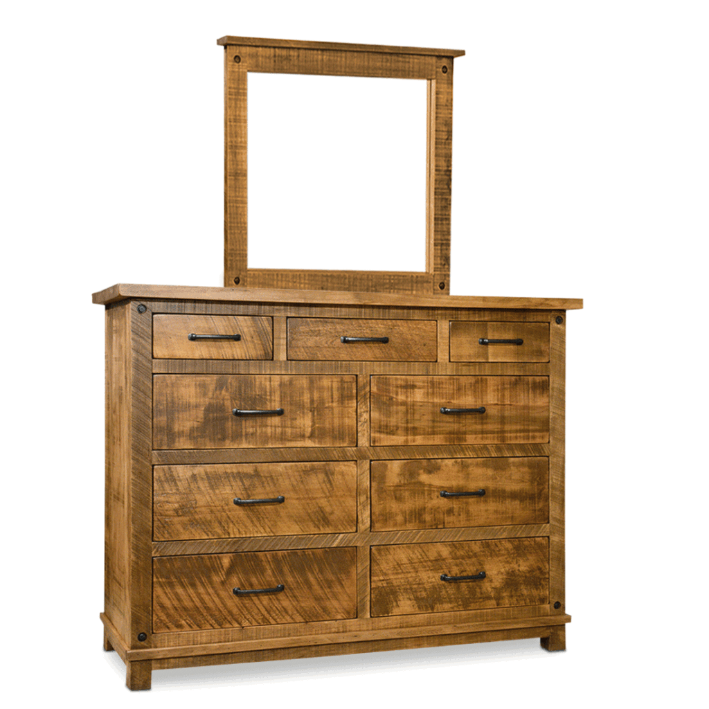 Adirondack Solid Wood Dresser | Custom Rustic Dresser 00-01