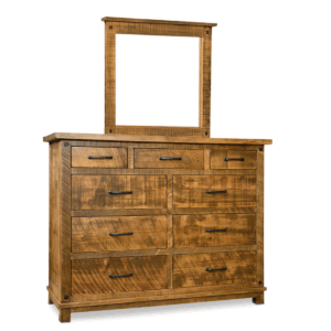 Adirondack Solid Wood Dresser | Custom Rustic Dresser 00-01