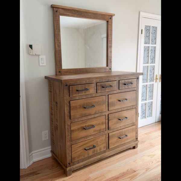 Adirondack Solid Wood Dresser | Custom Rustic Dresser 01-01