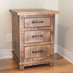 Adirondack Solid Wood Nightstand | Custom Handcrafted Bedside Table 01-01