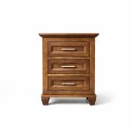 Algonquin Solid Wood Nightstand – Custom Handcrafted Bedside Table 00-01