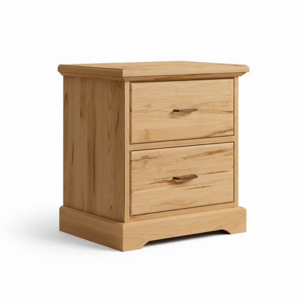 Carolina Solid Wood Custom Nightstand – Handcrafted Bedside Table 0-01