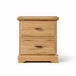 Carolina Solid Wood Custom Nightstand – Handcrafted Bedside Table 0-02