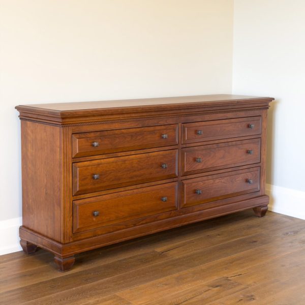 Florentino Solid Wood Dresser | Classic Handcrafted Bedroom Dresser 01-01