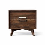 Hugo Solid Wood Mid-Century Nightstand 00-02