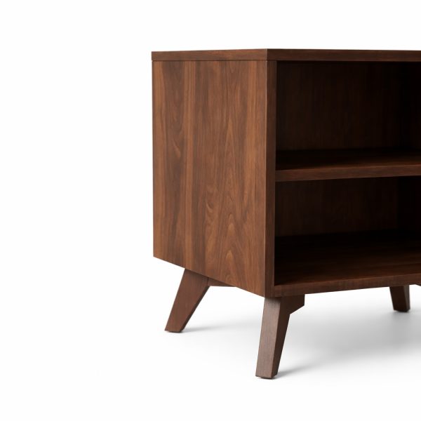 Hugo Solid Wood Mid-Century Nightstand 00-07