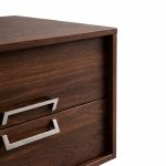 Hugo Solid Wood Mid-Century Nightstand 00-08