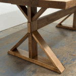 Drake Solid Wood X-Base Table 01-03