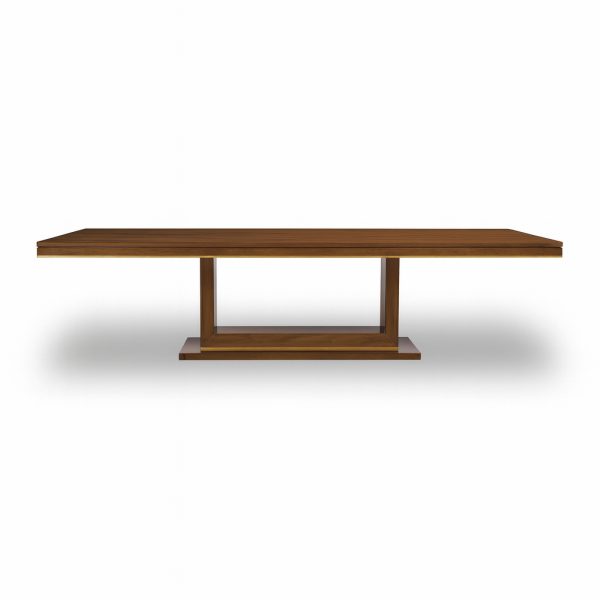 Millennium Solid Wood Modern Dining Table | Custom Extendable Dining Table 00-02