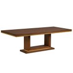 Millennium Solid Wood Modern Dining Table | Custom Extendable Dining Table 00-03